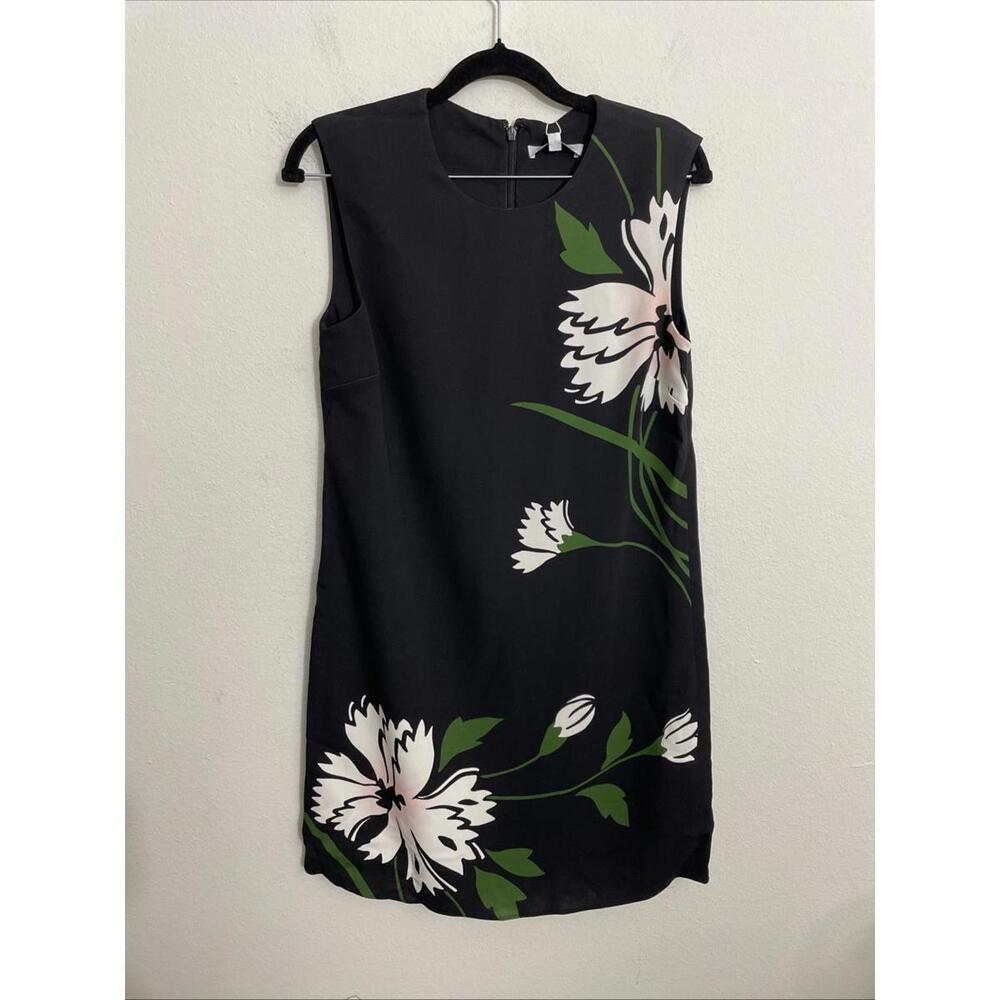 Veronica Beard Cromwell Black Floral print Shift Dress size 4 NWT $498 msrp - Picture 4 of 7